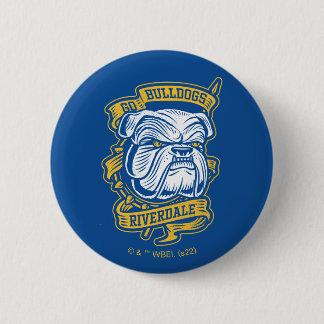 Badge Rond 5 Cm Go Bulldogs - Riverdale Mascot Banner