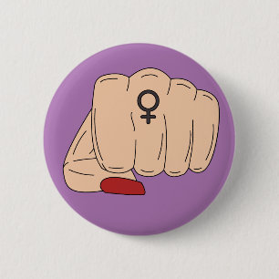 Badge Rond 5 Cm Go Girl