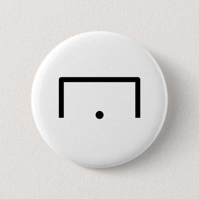 Badge Rond 5 Cm Goal (Devant)