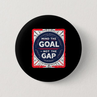 Badge Rond 5 Cm Goal Gap Soccer Footbyll