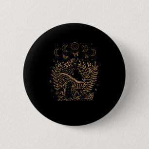 Badge Rond 5 Cm Goblincore Esthétique Académie Cottagecore Champig
