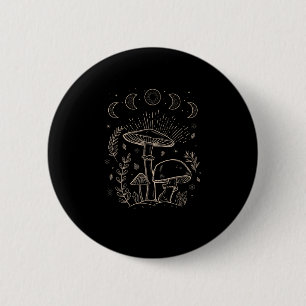 Badge Rond 5 Cm Goblincore Esthétique Académie Cottagecore Champig