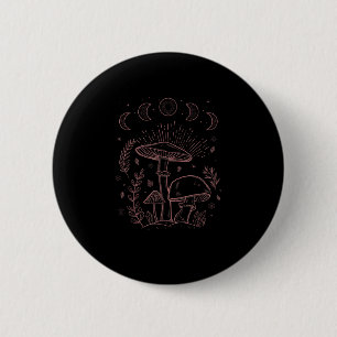 Badge Rond 5 Cm Goblincore Esthétique Académie Cottagecore Champig