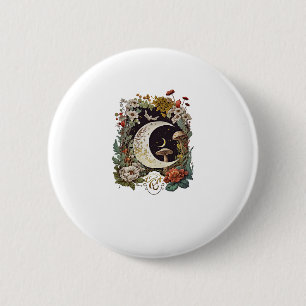 Badge Rond 5 Cm Goblincore esthétique et cottagecore champignon do