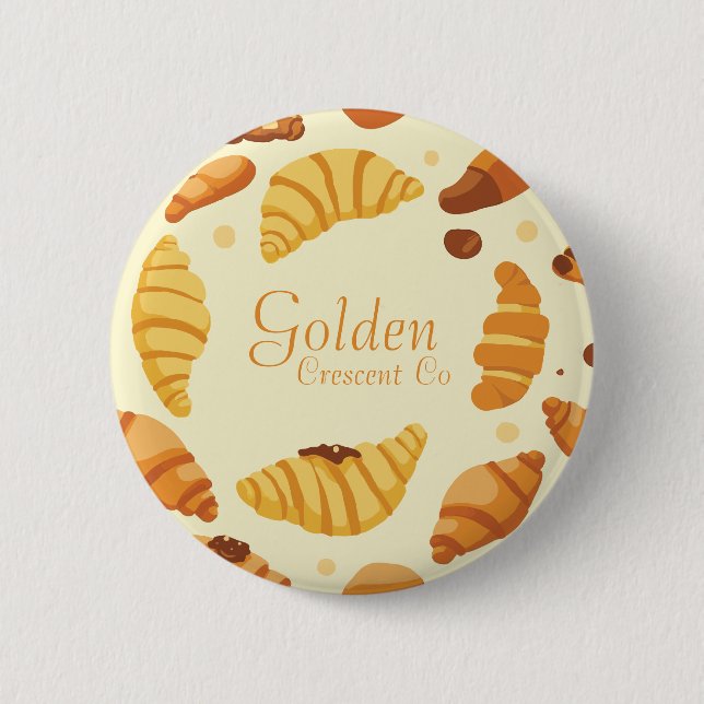 Badge Rond 5 Cm Golden Crescent Co (Devant)