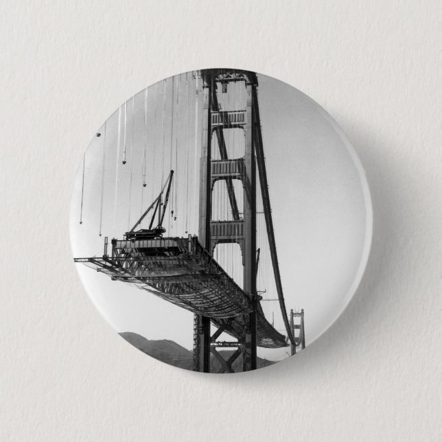 Badge Rond 5 Cm Golden gate bridge I (Devant)