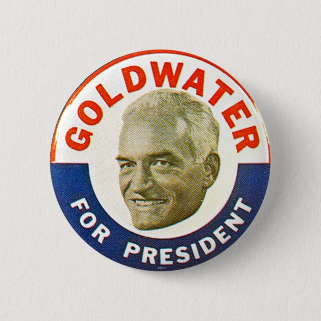 Badge Rond 5 Cm Goldwater - bouton (Devant)
