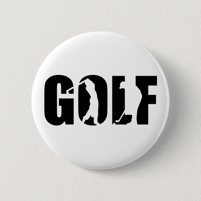 Badge Rond 5 Cm Golf (Devant)