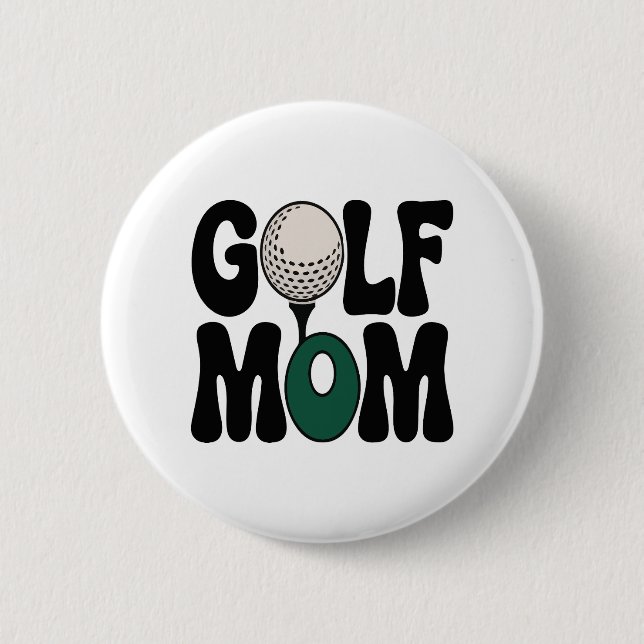 Badge Rond 5 Cm Golf (Devant)