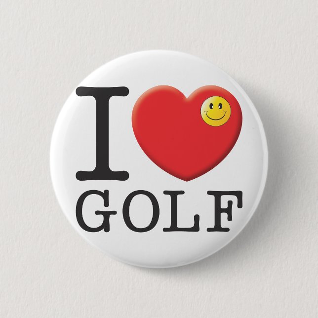 Badge Rond 5 Cm Golf (Devant)