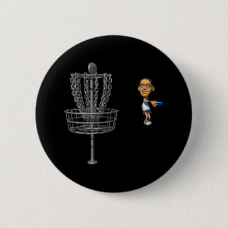 Badge Rond 5 Cm Golf de disque