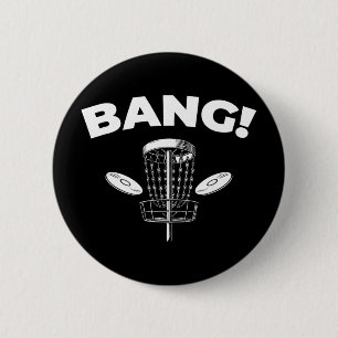 Badge Rond 5 Cm Golf de disque sport de plein air - Frisbee Golf _