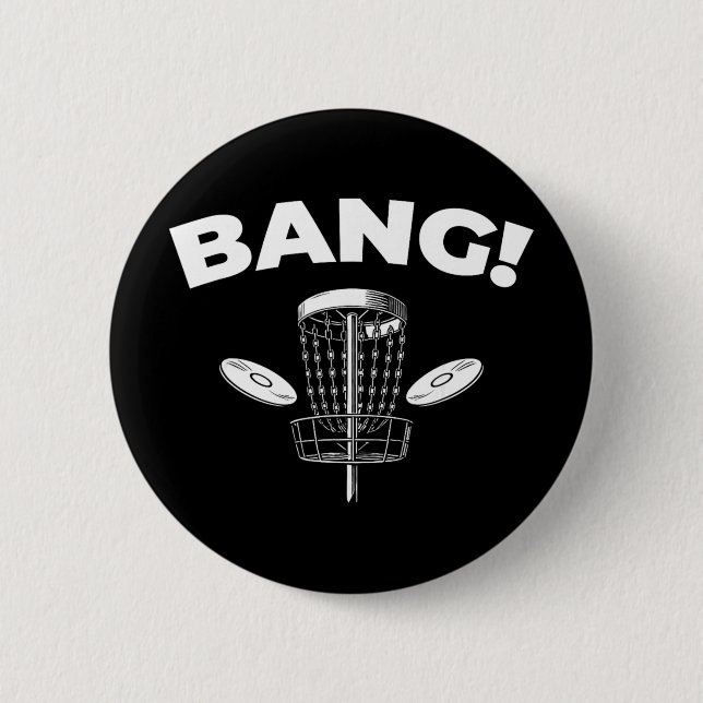 Badge Rond 5 Cm Golf de disque sport de plein air - Frisbee Golf _ (Devant)