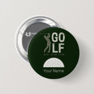 Badge Rond 5 Cm Golf Sport Meilleur Jeu Ever pour les golfeurs et