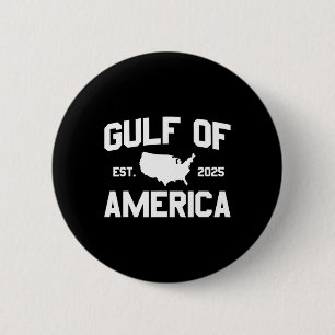 Badge Rond 5 Cm Golfe Des Etats-Unis Est 2025 Golfe Des Etats-Unis