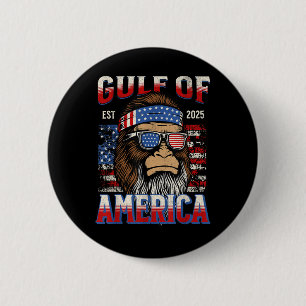 Badge Rond 5 Cm Golfe des États-Unis Trump Funny Bigfoot Mexique