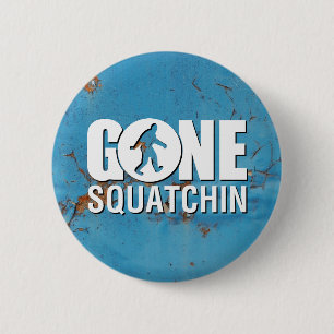 Badge Rond 5 Cm Gone Squatchine Vintage