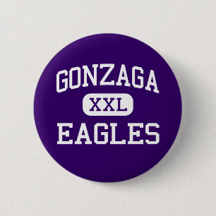 Badge Rond 5 Cm Gonzaga - Eagles - université - Washington