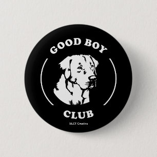 Badge Rond 5 Cm Good Boy Club