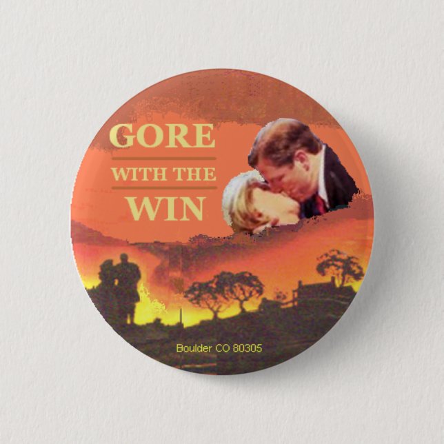 Badge Rond 5 Cm Gore le bouton de BAISER (Devant)