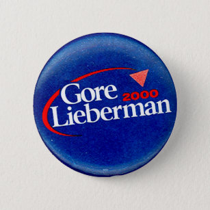 Badge Rond 5 Cm Gore-Lieberman 2000 - Bouton