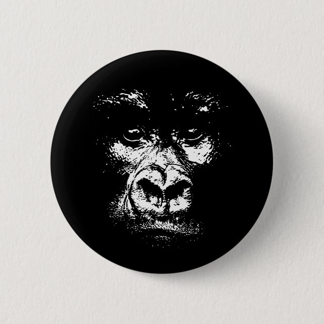 Badge Rond 5 Cm Gorilla Shadows (Devant)