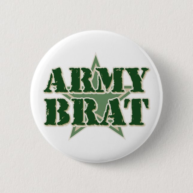 Badge Rond 5 Cm Gosse d'armée (Devant)