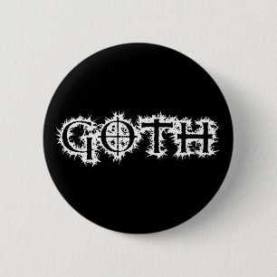 Badge Rond 5 Cm Goth