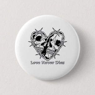 Badge Rond 5 Cm Gothique Romantique Pour Couples