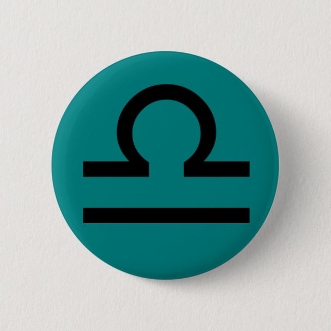Badge Rond 5 Cm Goupille de Balance (Devant)