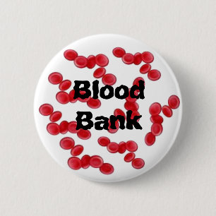 Badge Rond 5 Cm Goupille de BloodBank