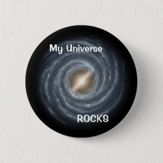 Badge Rond 5 Cm Goupille de bouton de galaxie de manière laiteuse