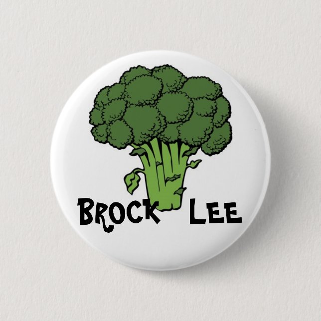 Badge Rond 5 Cm Goupille de BROCK LEE (Devant)