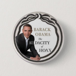 Badge Rond 5 Cm Goupille de canular d'Anti-Obama