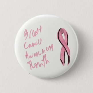 Badge Rond 5 Cm goupille de conscience de cancer du sein