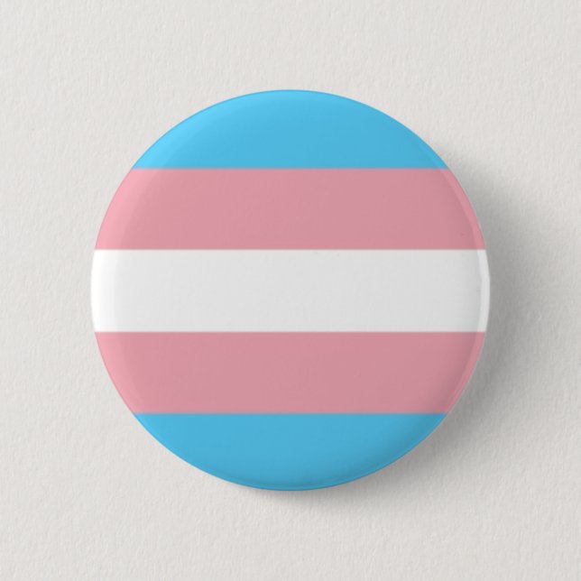 Badge Rond 5 Cm goupille de fierté de transsexuel (Devant)