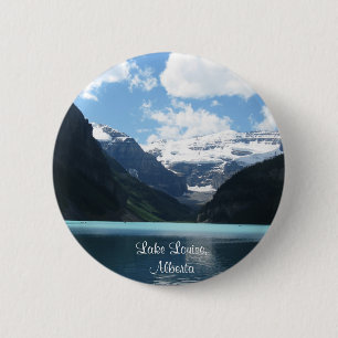Badge Rond 5 Cm Goupille de Lake Louise, Alberta