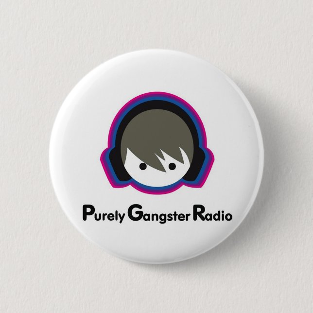 Badge Rond 5 Cm goupille de logo de pgr (Devant)
