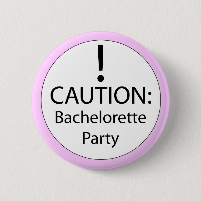 Badge Rond 5 Cm Goupille de partie de Bachelorette (Devant)