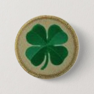 Badge Rond 5 Cm goupille de shamrock