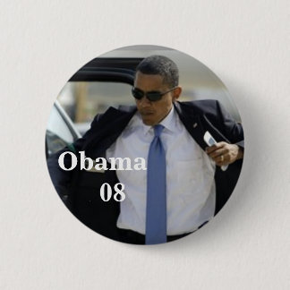 Badge Rond 5 Cm Goupille d'Obama