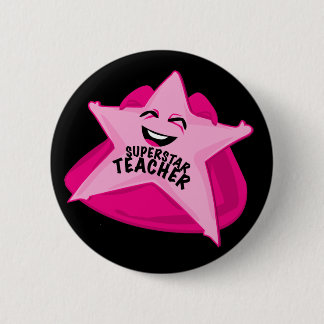 Badge Rond 5 Cm goupille drôle de professeur de superstar