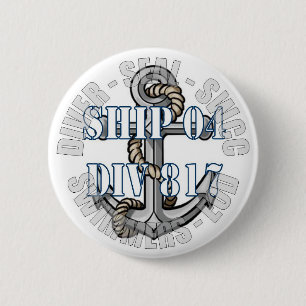 Badge Rond 5 Cm Goupille ronde de MARINE
