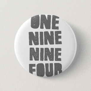 Badge Rond 5 Cm Goupilles