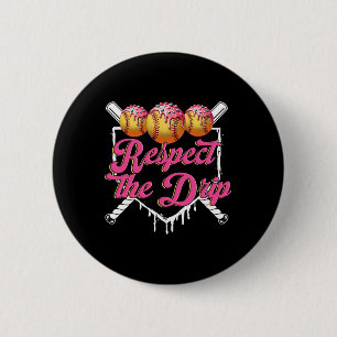 Badge Rond 5 Cm Goutte douce pour garçons glace jeunesse respecte