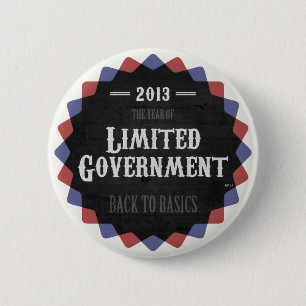 Badge Rond 5 Cm Gouvernement limité 2013