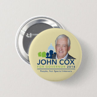 Badge Rond 5 Cm Gouverneur 2018 de John COX