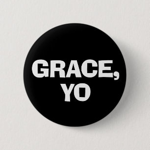 Badge Rond 5 Cm Grace Yo