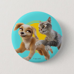 Badge Rond 5 Cm Gracie & Pedro Unleashed