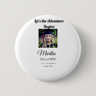 Badge Rond 5 Cm Graduation fgrats ajouter nom photo ville date cla